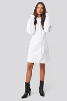 Thumbnail for your product : Donnaromina X NA-KD Belted Hoodie Dress