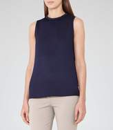 Thumbnail for your product : Reiss Gaia - High-neck Tank Top in Indigo
