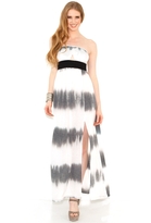Thumbnail for your product : Gypsy Junkies Talulah Strapless Maxi Dress in Black Tie Dye