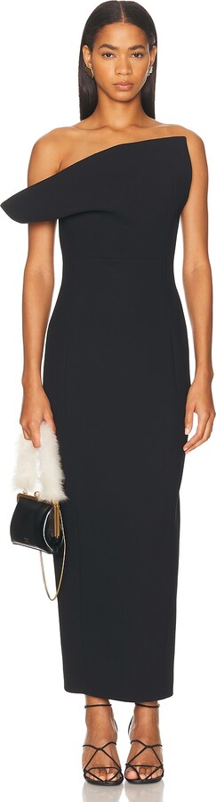 KHAITE Cato Dress in Black