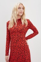 Thumbnail for your product : Dorothy Perkins Women's Red Floral Midi Dress - 16