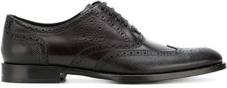 Dolce & Gabbana punch hole detailed Oxford shoes