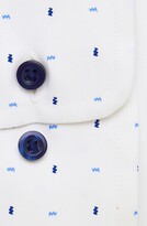 Thumbnail for your product : David Donahue Trim Fit Performance Dot Dress Shirt