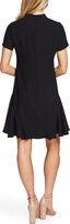 cece bow neck short sleeve dress