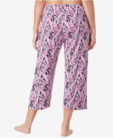 Thumbnail for your product : Ellen Tracy Plus Size Printed Knit Cropped Pajama Pants