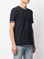 Thumbnail for your product : Eleventy contrasting-trim short-sleeve T-shirt