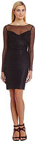 Thumbnail for your product : Calvin Klein Sheer Illusion Ribbed Dress