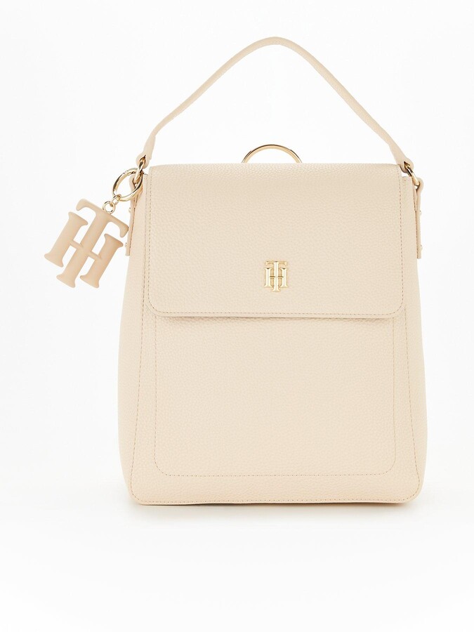 tommy hilfiger backpack beige