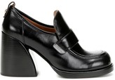 Thumbnail for your product : Chloé Wave leather loafer pumps