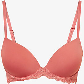 Womens Terrazzo Sensual Lift Demi Stretch-Woven Bra 36D