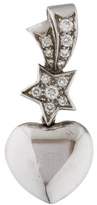 Thumbnail for your product : Chanel 18K Comète Diamond Star & Heart Pendant