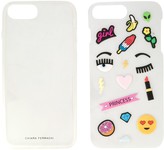 Thumbnail for your product : Chiara Ferragni Stickers iPhone 7 Plus case