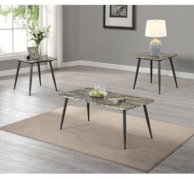 George Oliver Living Room Collections, Canaday 3 Piece Coffee Table Set