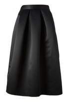 Thumbnail for your product : Lulu & Co and Co Pleated Brushed Satin Skirt