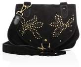 Thumbnail for your product : See by Chloe Collins Studded Suede Messenger Bag