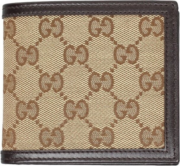 Gucci GG Monogram Bi-Fold Coin Wallet