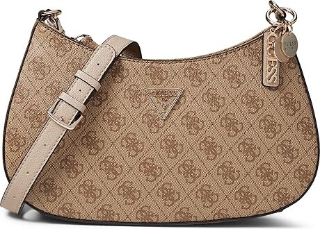 GUESS Katey Croc Mini Top Zip Shoulder Bag - ShopStyle