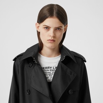 Burberry ECONYL Trench Coat with Detachable Leather Jacket
