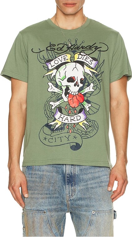 Ed Hardy Heart Skull Tee
