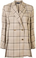 Thumbnail for your product : Eudon Choi Double Breasted Checked Blazer