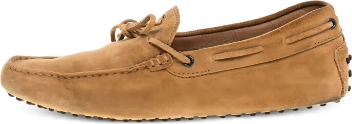 Tod's Vintage Gommino suede boat shoes