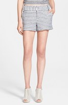 Thumbnail for your product : Alice + Olivia Stripe Terry Shorts