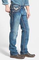 Thumbnail for your product : Rock Revival Straight Leg Jeans (Darry J400)
