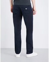 Thumbnail for your product : Armani Collezioni Regular-fit stretch-cotton chinos