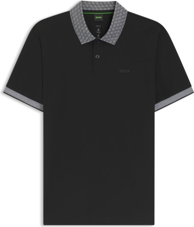 HUGO BOSS Paddy polo shirt in stretch-cotton piqué