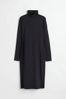 Thumbnail for your product : H&M Fitted polo-neck dress