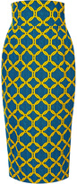 Thumbnail for your product : Stella Jean Printed Cotton Pencil Skirt
