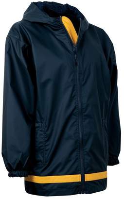 The "Kids' Collection" Youth New Englander Polyurethane Rain Jacket from Charles River Apparel