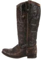 Thumbnail for your product : Frye Distressed Knee-High Boots