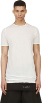 Thumbnail for your product : Rick Owens White Overlong Level T-Shirt