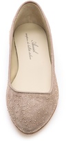 Thumbnail for your product : Anniel Metallic Flecked Pointy Toe Flats
