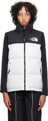 The North Face small logo halter top in white