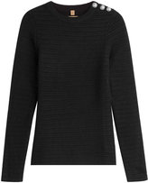 Thumbnail for your product : True Religion Wool Pullover with Embossed Buttons