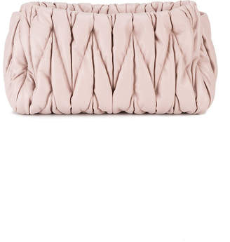 Miu Miu Medium Pink Matelassé Shoulder Bag