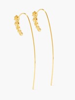 Thumbnail for your product : Jade Trau Ara Large Diamond & 18kt Gold Earrings - Gold