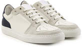 Thumbnail for your product : Ami Leather and Suede Sneakers