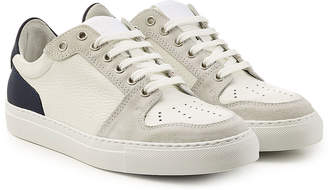 Ami Leather and Suede Sneakers