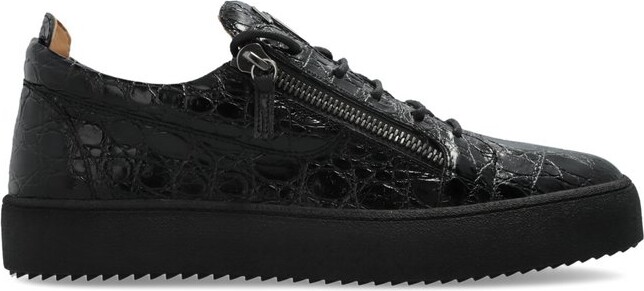 Giuseppe Zanotti Frankie Zip Detailed Lace-Up Sneakers