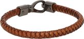 Thumbnail for your product : Tod's Woven Leather Bracelet-Nude