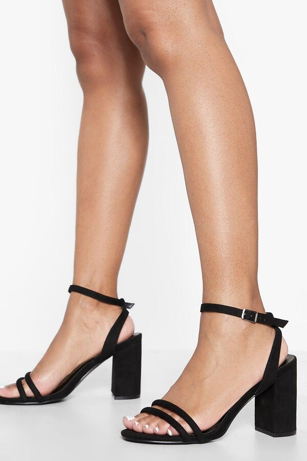 two strap high heels