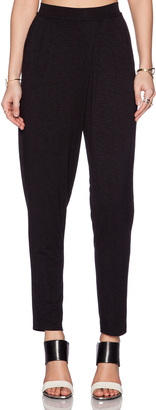 Dolan Pleated Cross Front Pant