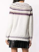 Thumbnail for your product : Liu Jo intarsia knit jumper