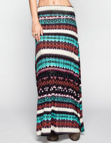 Thumbnail for your product : Full Tilt Linear Stripe Maxi Skirt