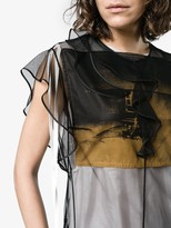 Thumbnail for your product : Calvin Klein X Andy Warhol Foundation Layered Tulle and Satin Dress