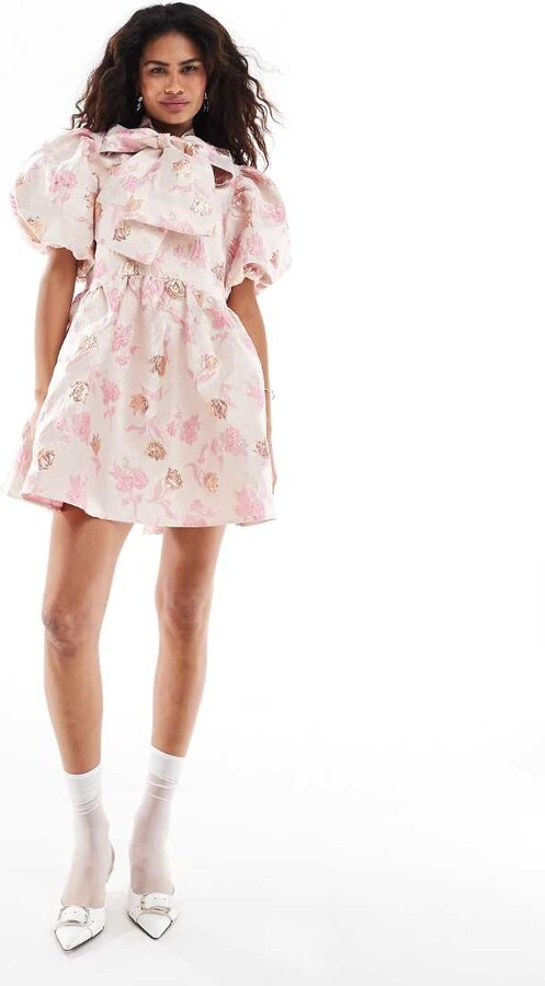 sisterjane / Isles Bow Mini Dress Sister Jane oversized bow