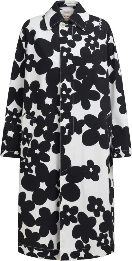 Marni Floral-Print Coat